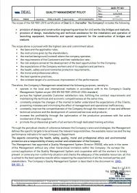 Quality Management Policy